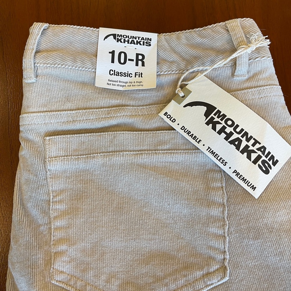 Women’s Mountain Khakis Canyon Corduroy Pants 10R